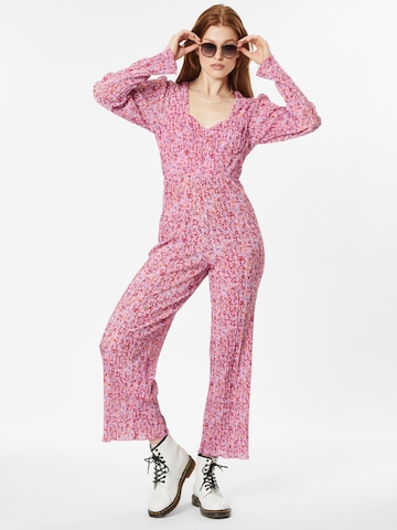 Monki - Jumpsuit en rosa