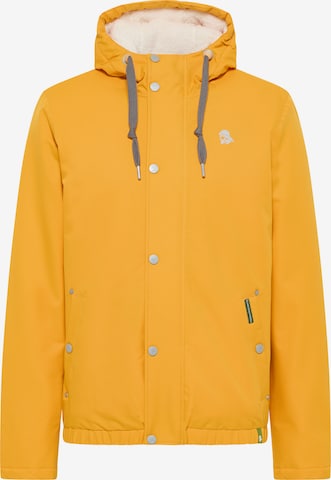 Schmuddelwedda Winter jacket in Yellow: front