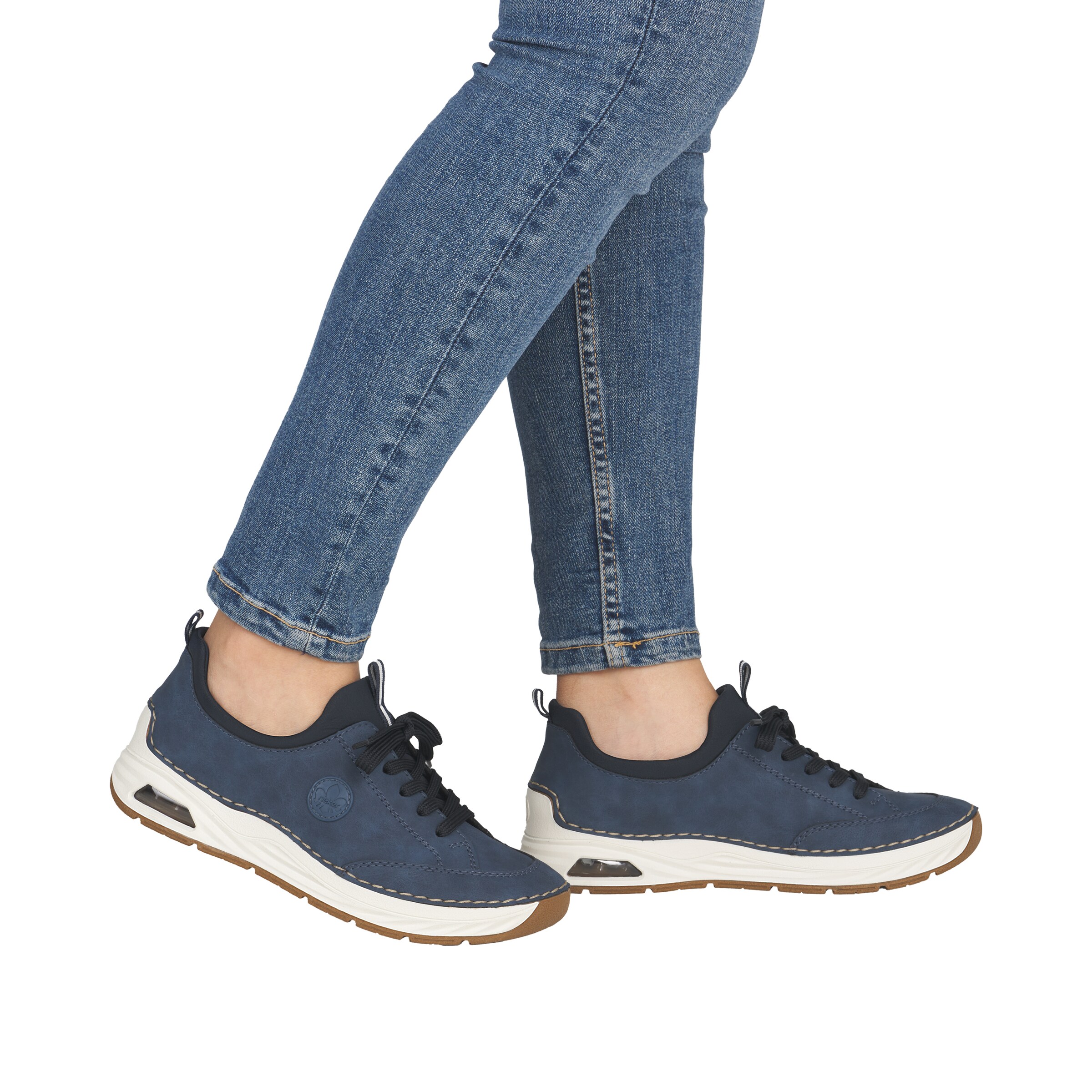 mėlyna Rieker Sportbačiai be auliuko: priekis