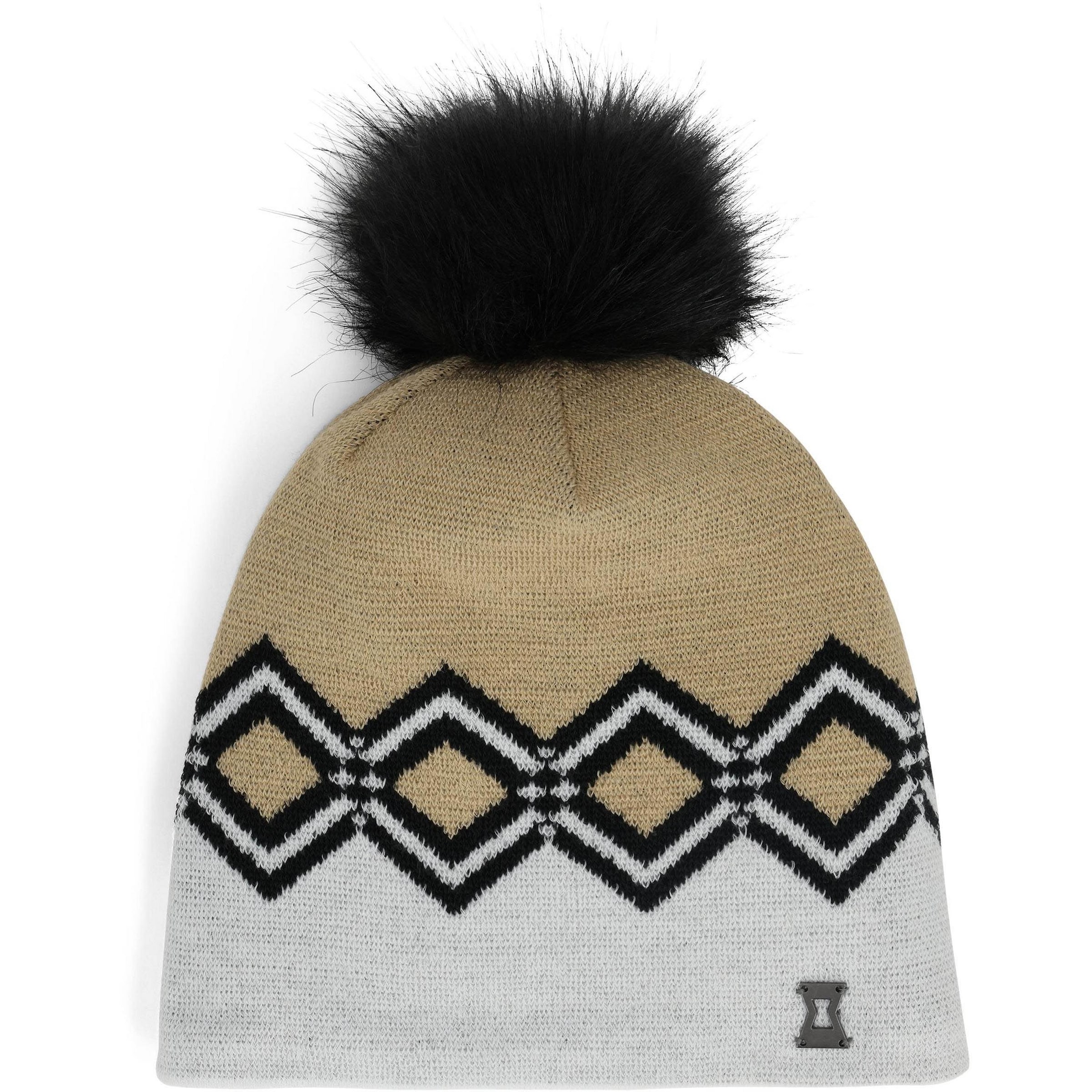 Spyder Mütze 'MOUNTAIN' in Beige: Vorderseite