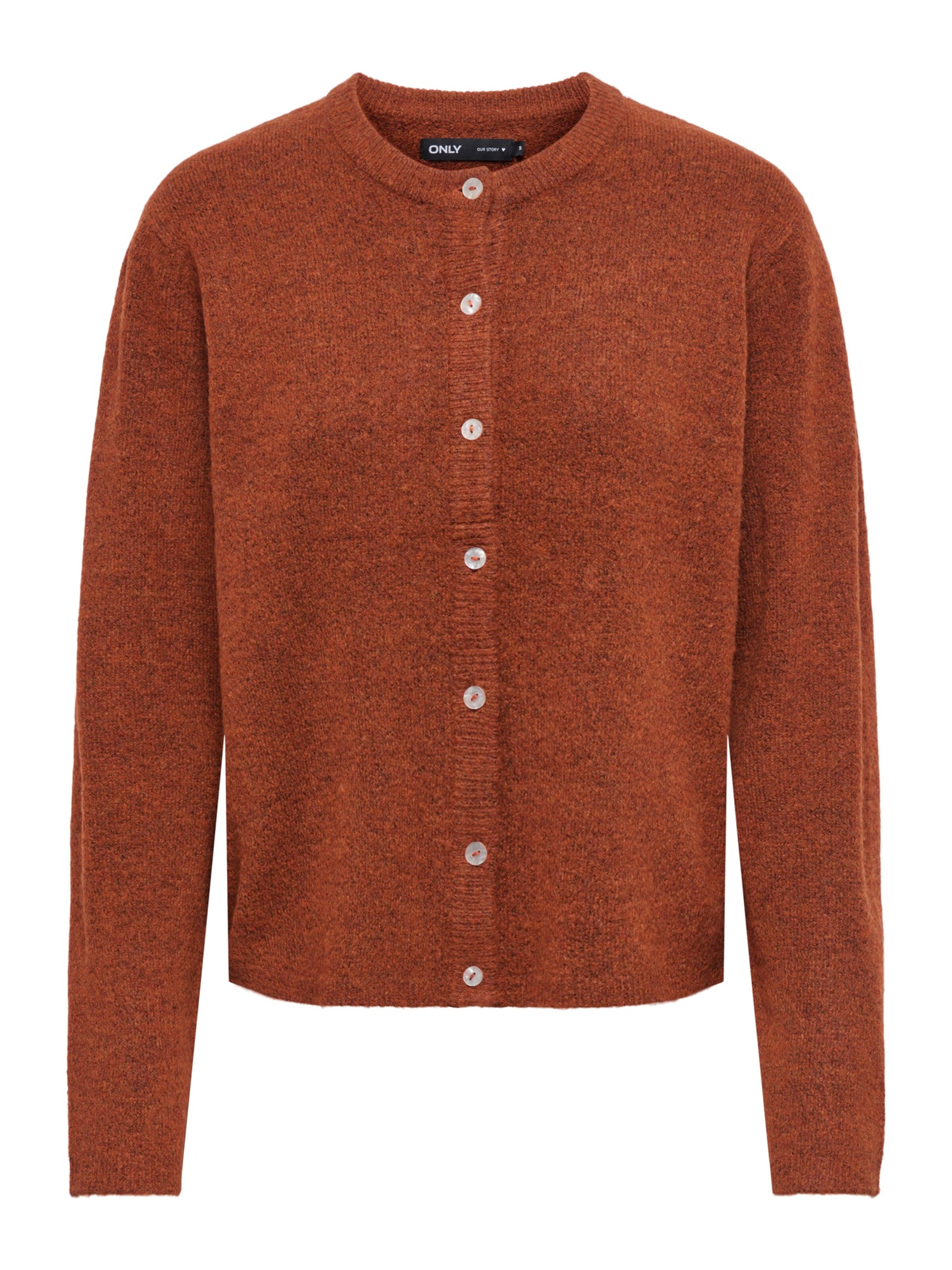 ONLY Strickjacke 'ONLSimoni' in XL in rostrot, Produktansicht