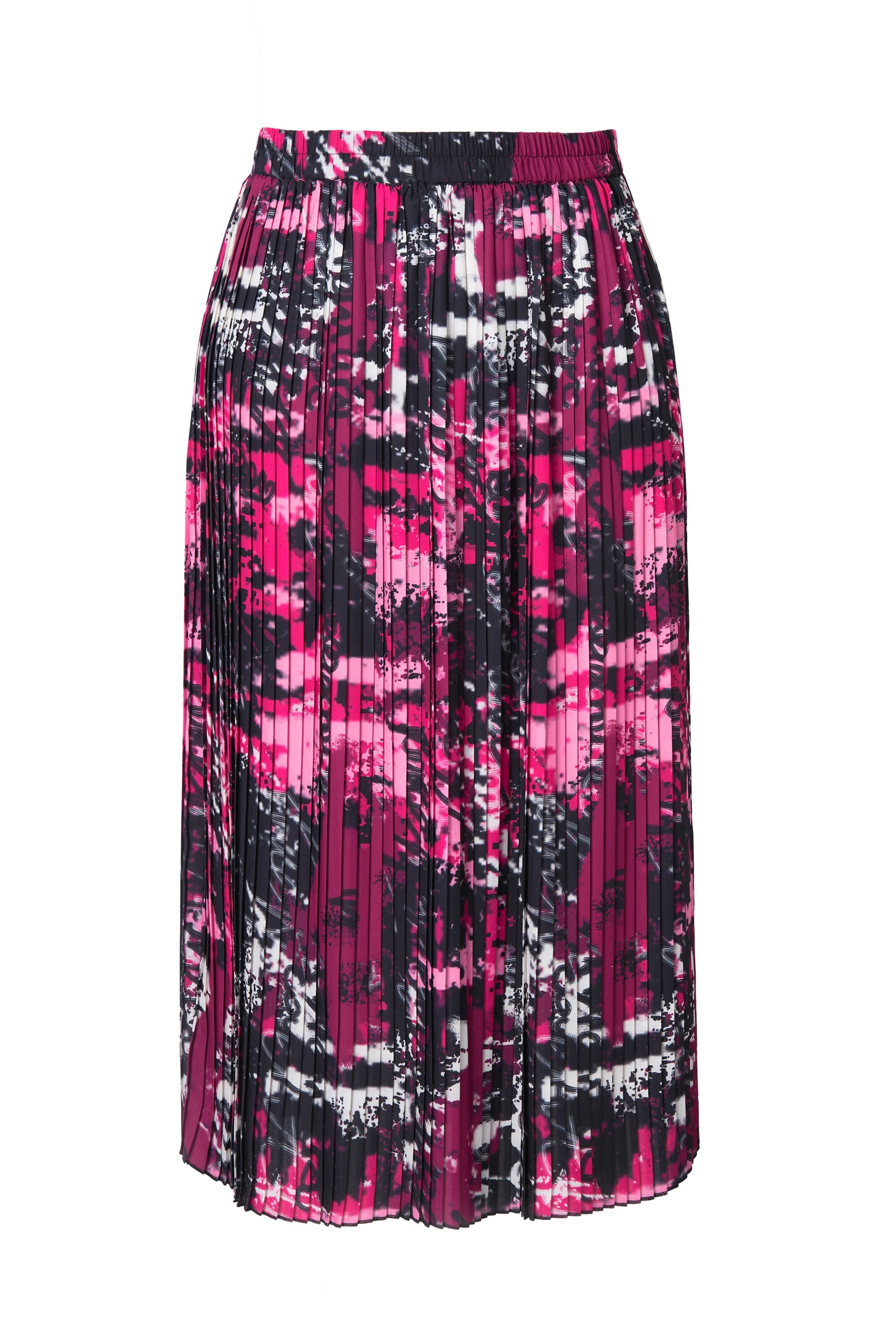 Ulla Popken Rock in Pink: Vorderseite