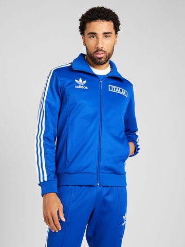 ADIDAS ORIGINALS Mikina 'Italy Beckenbauer' – modrá: přední strana