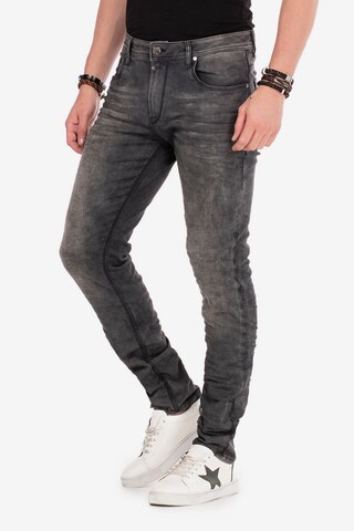 CIPO & BAXX Slimfit Jeans 'Rick' in Grau