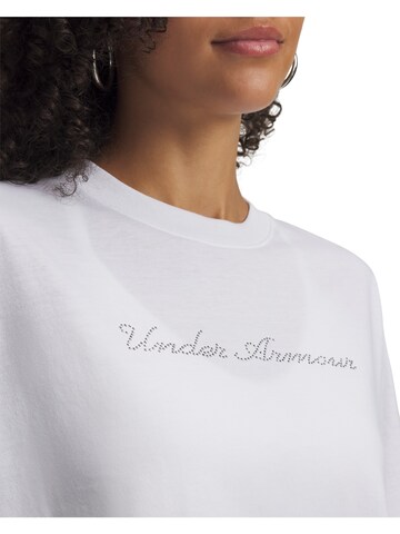 UNDER ARMOUR Functioneel shirt 'Wordmark' in Wit
