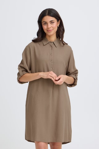 Fransa Kleid 'FRJETT DR 1' in Beige: Vorderseite