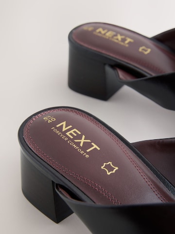 Next - Sandalias de dedo 'Forever Comfort' en negro