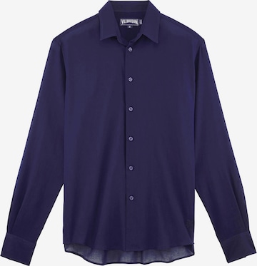 Vilebrequin - Camisa en azul: frente