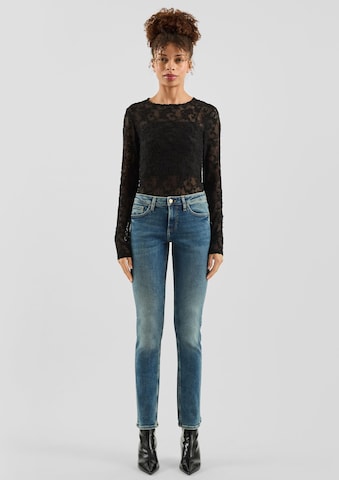 Coupe slim Jean 'Catie' QS en bleu