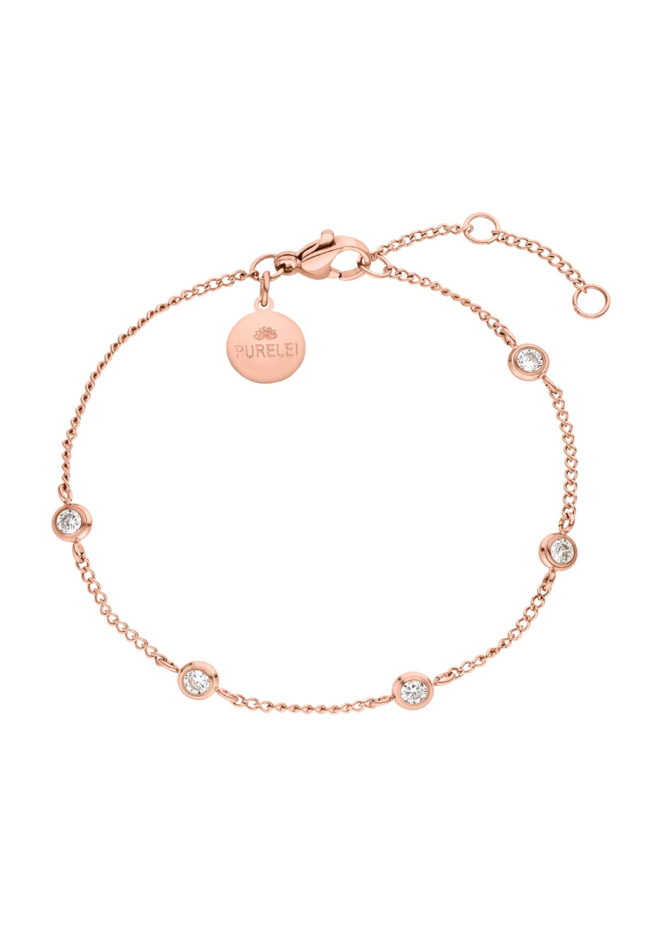 PURELEI Fußschmuck 'Spotlight' in Gold: Vorderseite