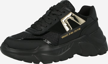 Versace Jeans Couture Matalavartiset tennarit 'FONDO SPEEDTRACK DIS. SC4' värissä musta: etupuoli