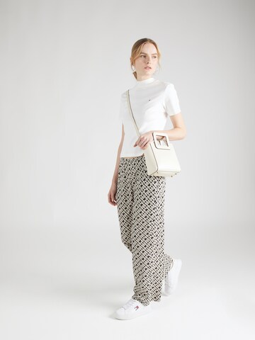 Wide Leg Pantalon 'FLUID' TOMMY HILFIGER en beige