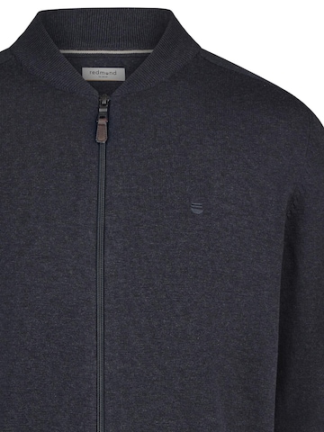 redmond Strickjacke 'Basic'‌‌‌‌‌‌‌ in Grau