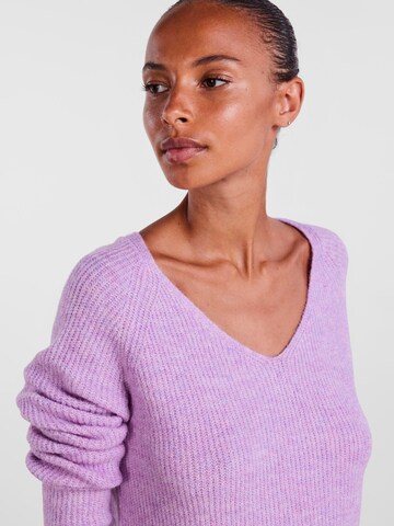 PIECES Sweater 'Ellen' in Purple