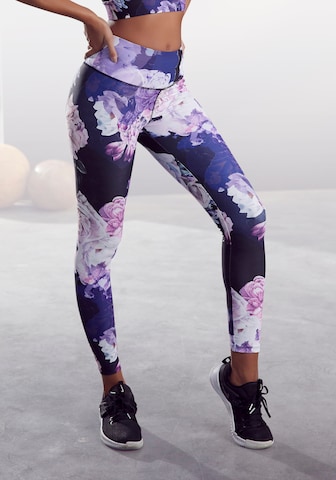 LASCANA ACTIVE Skinny Sportbroek in Gemengde kleuren: voorkant