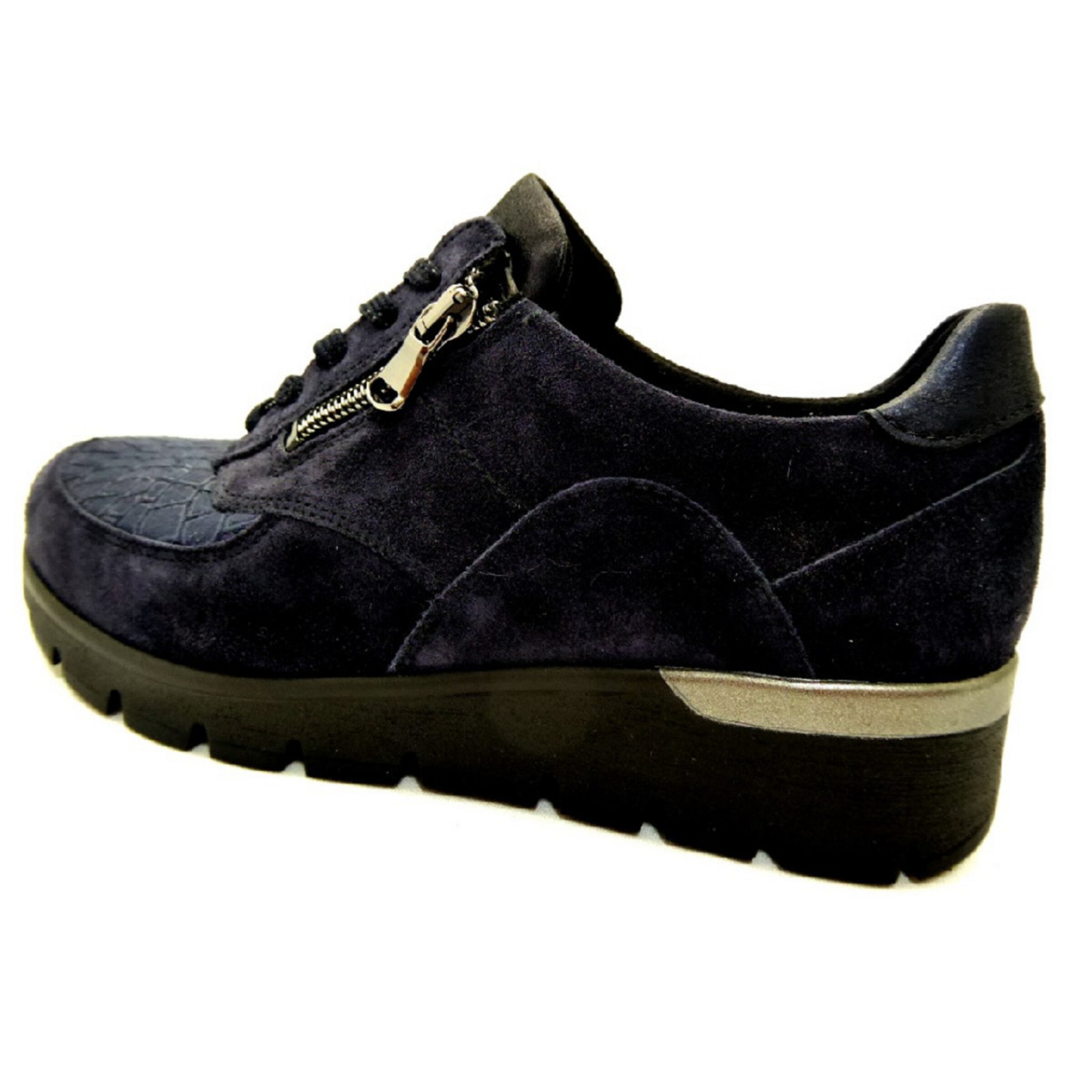 WALDLÄUFER Veterschoen in Blauw