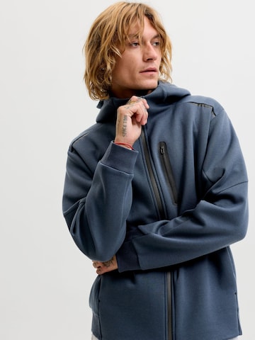 JACK & JONES - Sudadera con cremallera 'JCOFusion' en azul
