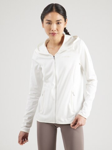PEAK PERFORMANCE - Chaqueta polar funcional en blanco: frente
