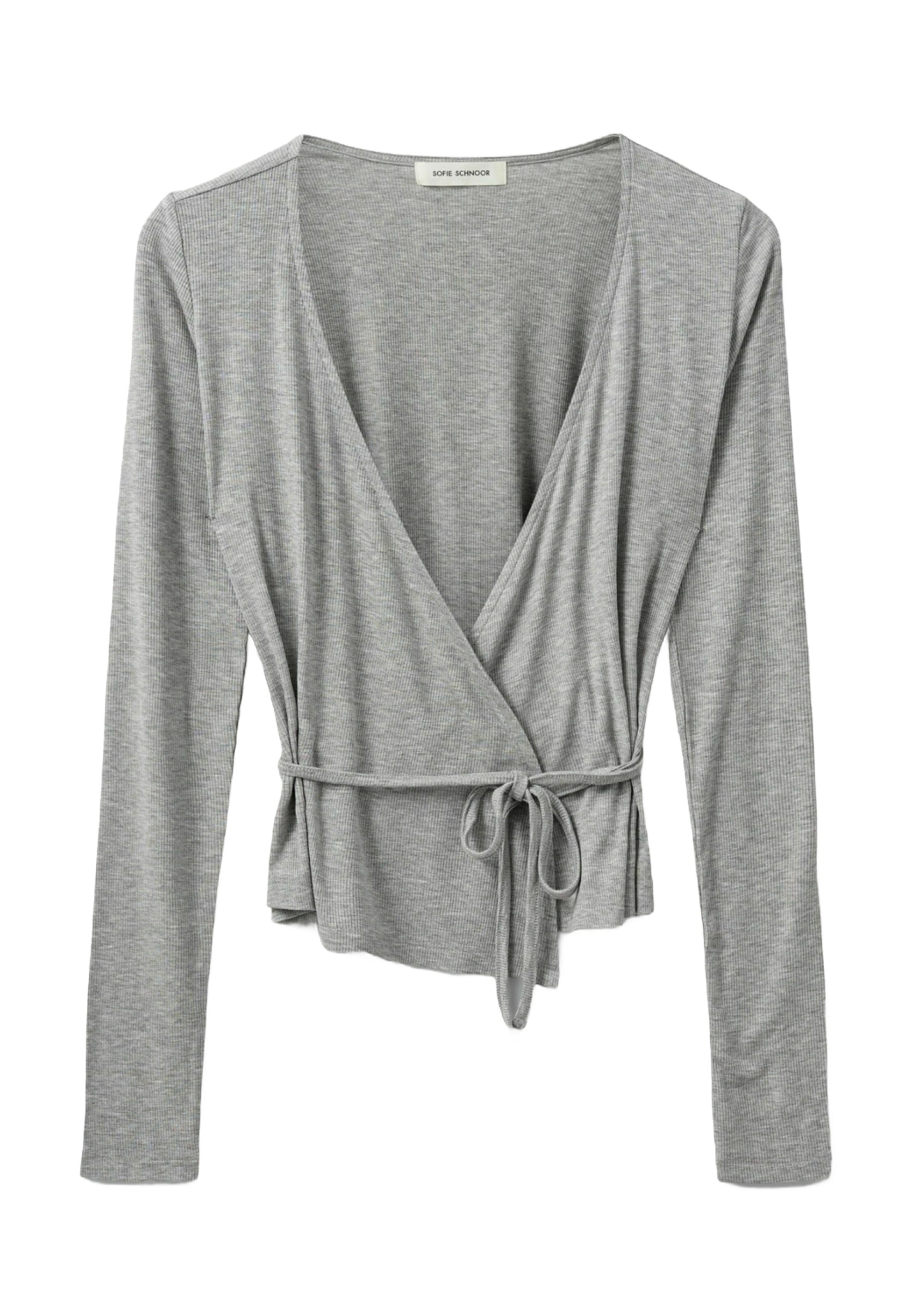 Sofie Schnoor Knit cardigan in Grey: front