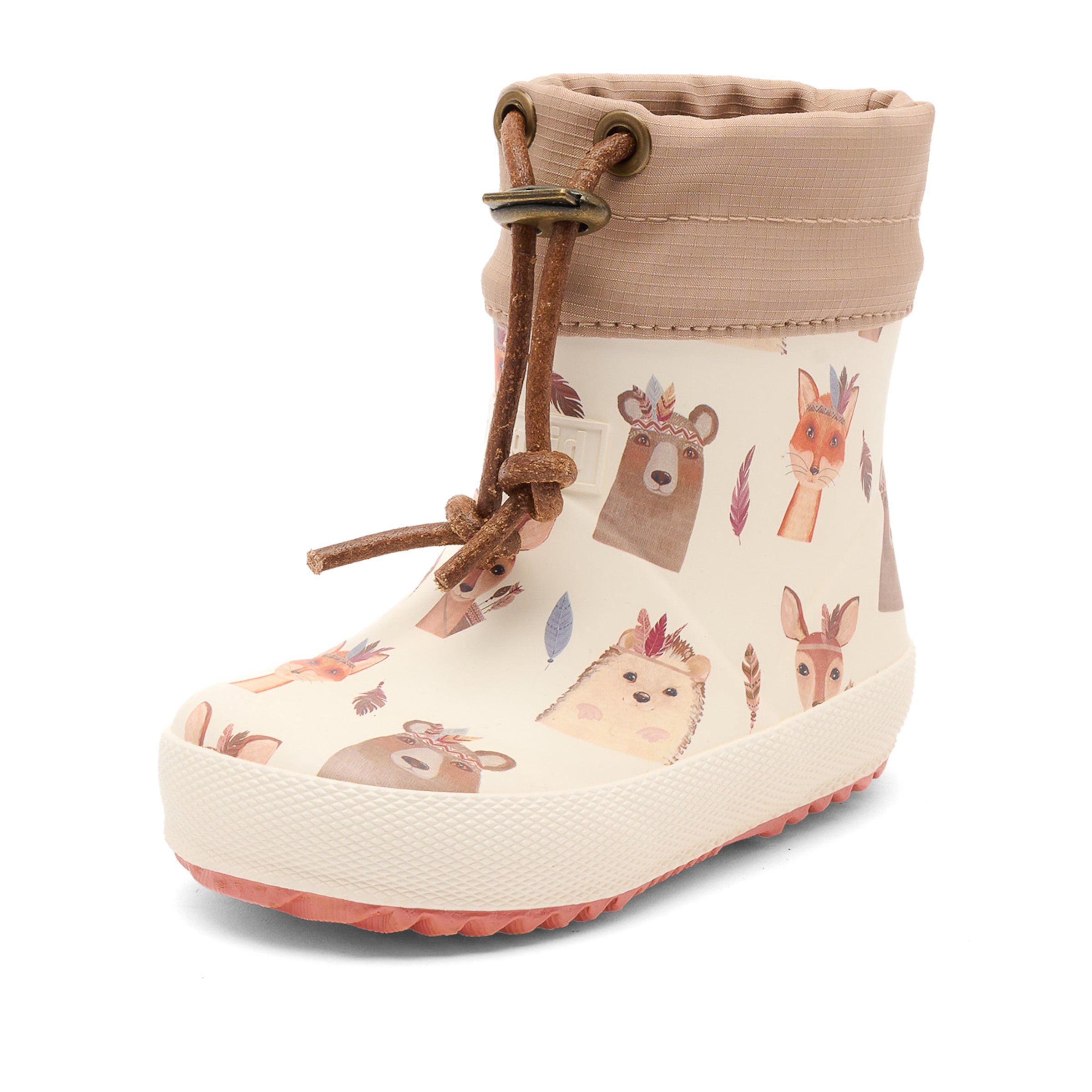 Bottes en caoutchouc BISGAARD en marron : devant