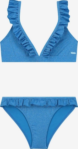 Shiwi Trojuholníky Bikiny 'Bella' - Modrá: predná strana