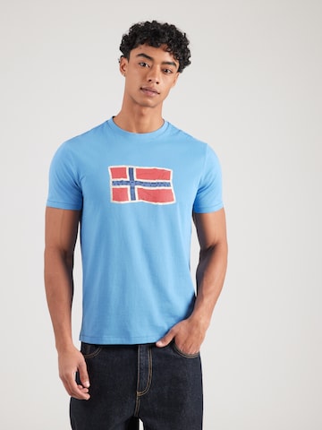 NAPAPIJRI T-Shirt 'MAHSA' in Blau: Vorderseite
