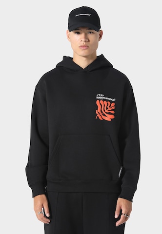 Irasuto Studios Sweatshirt 'Sumi Flow' in Black: front