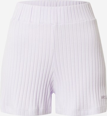 WEARKND Normalny krój Spodnie 'Elisa' w kolorze fioletowy: przód