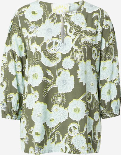 LIEBLINGSSTÜCK Bluza 'Elouisa' u limeta zelena / maslinasta / menta / crna / bijela, Pregled proizvoda