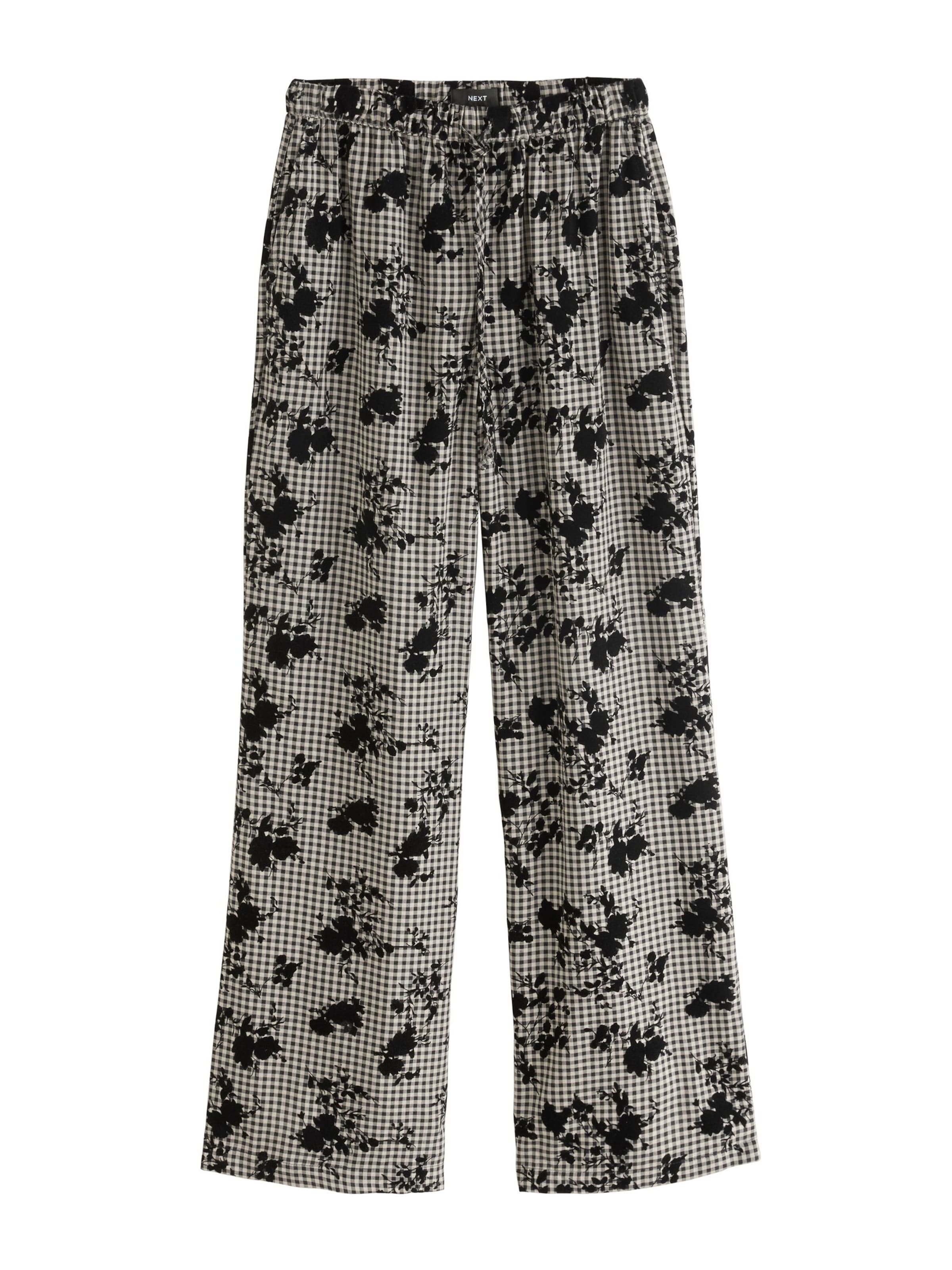 Next Trousers in 32/Petite in Grey / Black, Item view