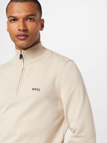 BOSS Pullover 'Zallo' in Beige