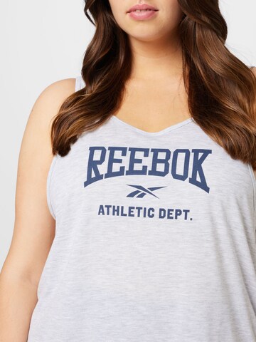 Reebok - Top desportivo em cinzento