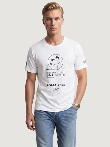 Maglietta '7M002815' di EA7 Emporio Armani in bianco