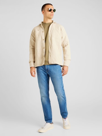 Les Deux Regular fit Button Up Shirt 'Isaac' in Beige