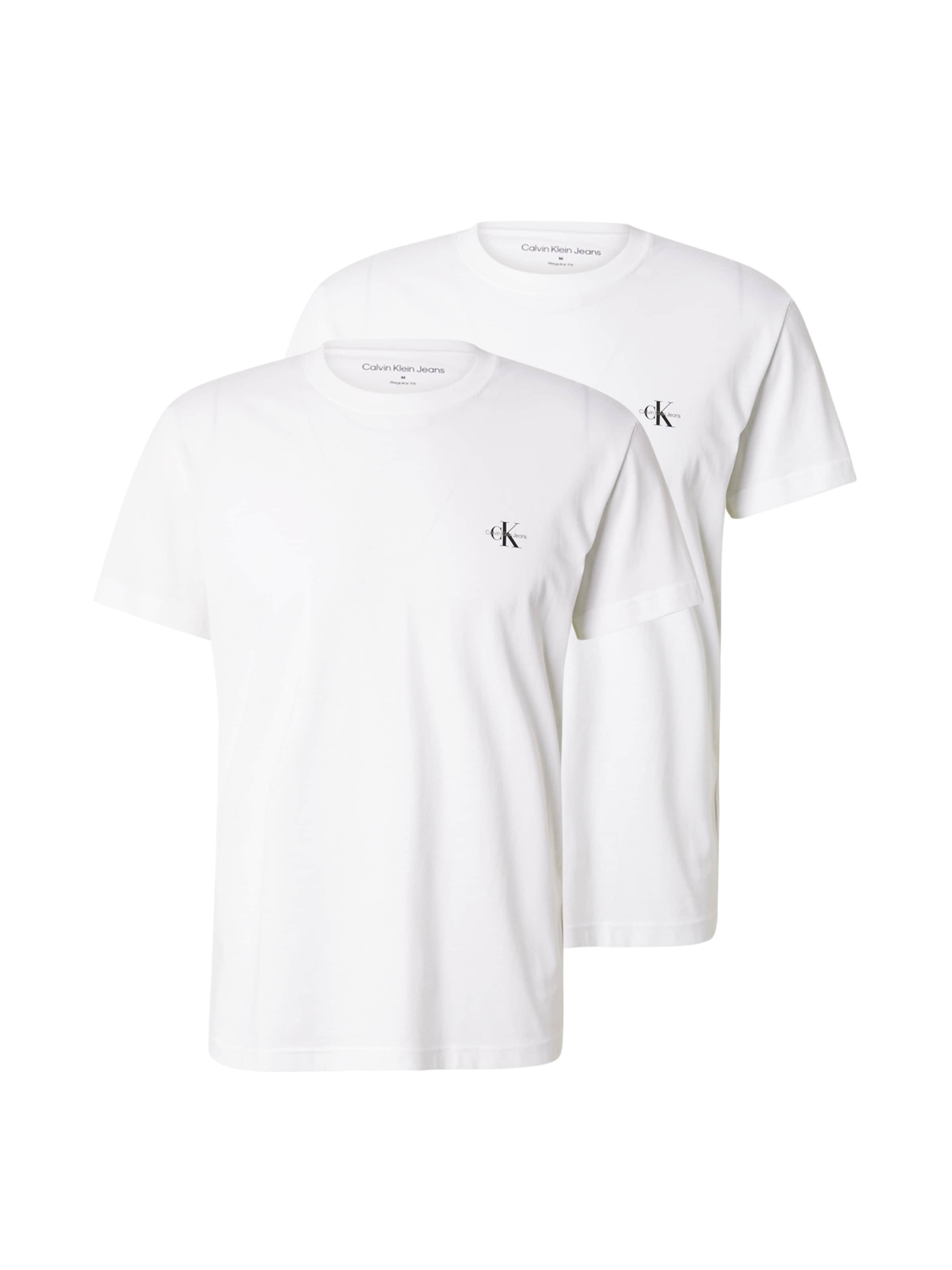 Calvin Klein Jeans - Camiseta en blanco: frente