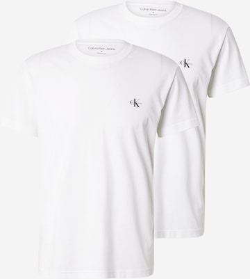 Calvin Klein Jeans - Camiseta en blanco: frente