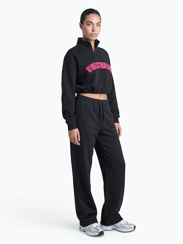 Wide Leg Pantalon de sport V!BE STUD!OS en noir