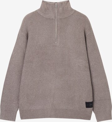 Pull-over Pull&Bear en marron : devant