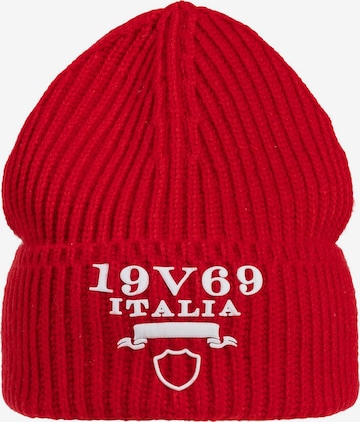 Bonnet 19V69 ITALIA en rouge : devant