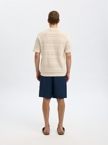 SELECTED Regular Fit Hemd in Beige