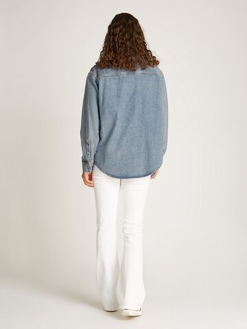 Calvin Klein Jeans Bluse in Blau