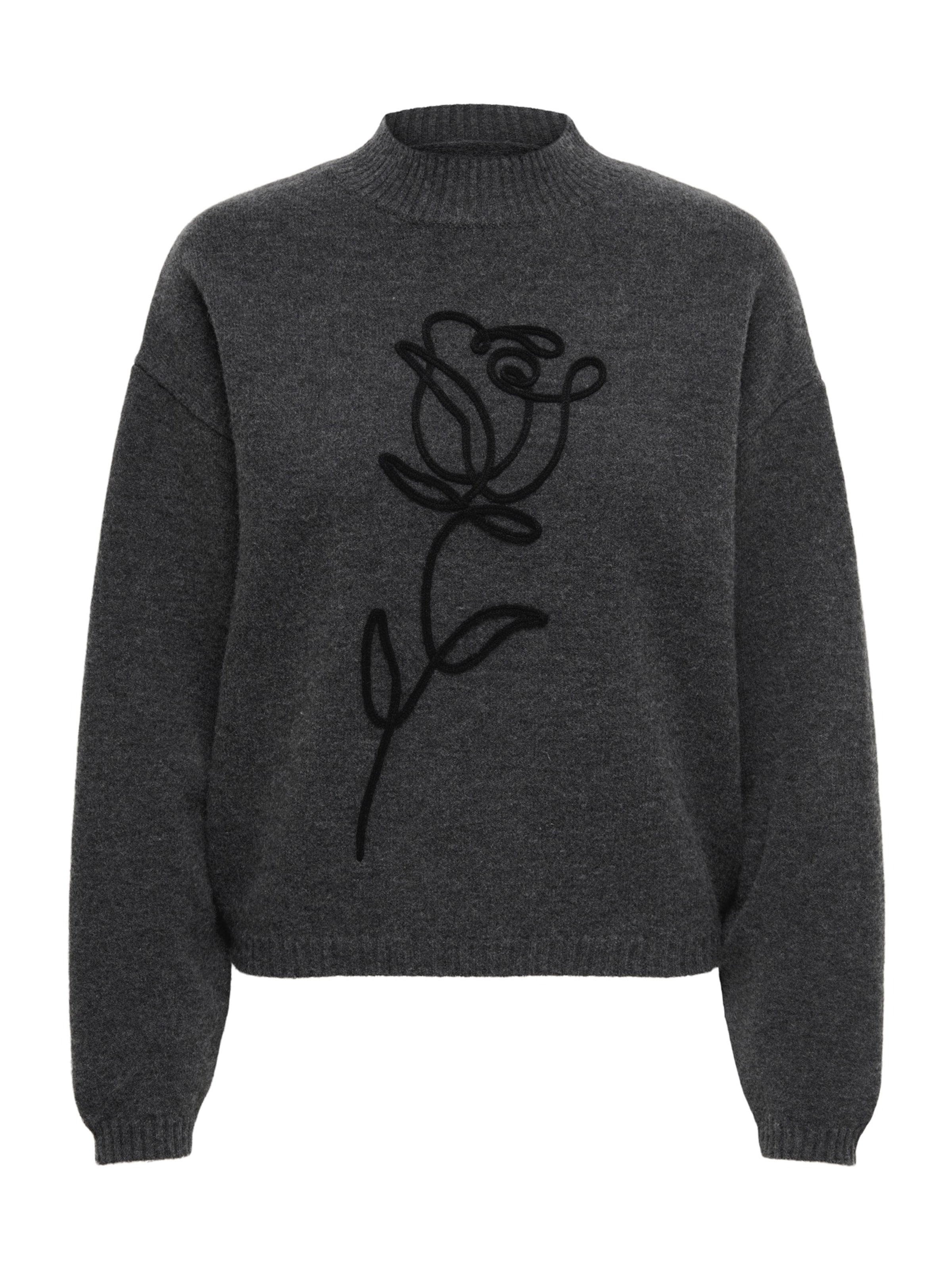 ONLY Pulover 'ONLROSE' | siva barva: sprednja stran