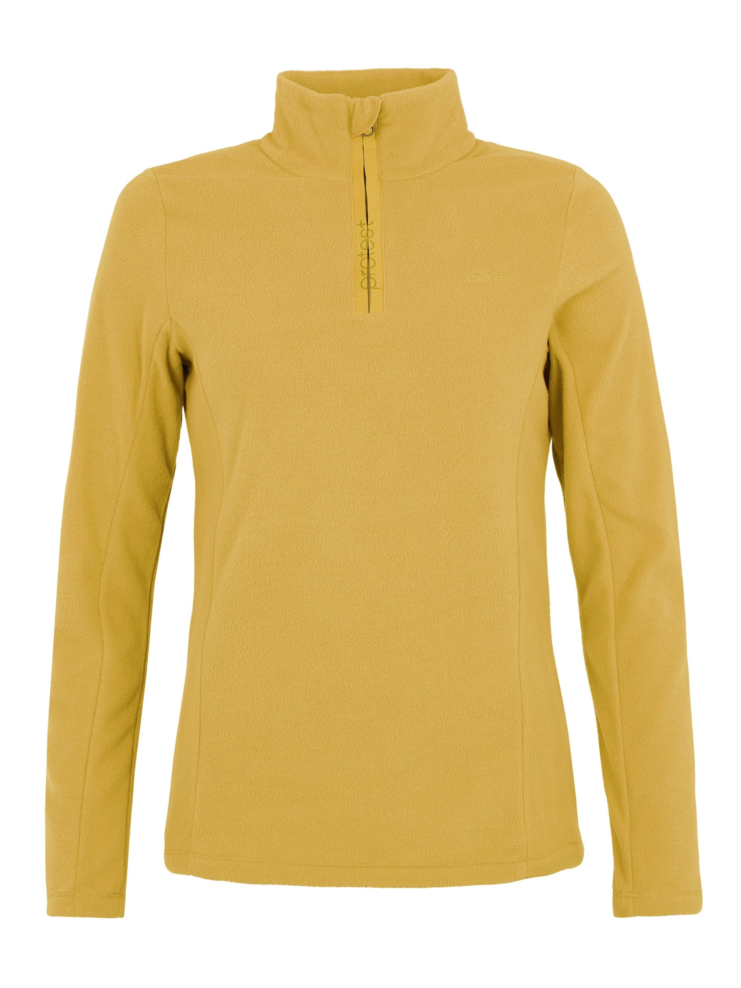PROTEST Athletic Sweatshirt 'MUTEZ' in Yellow: front