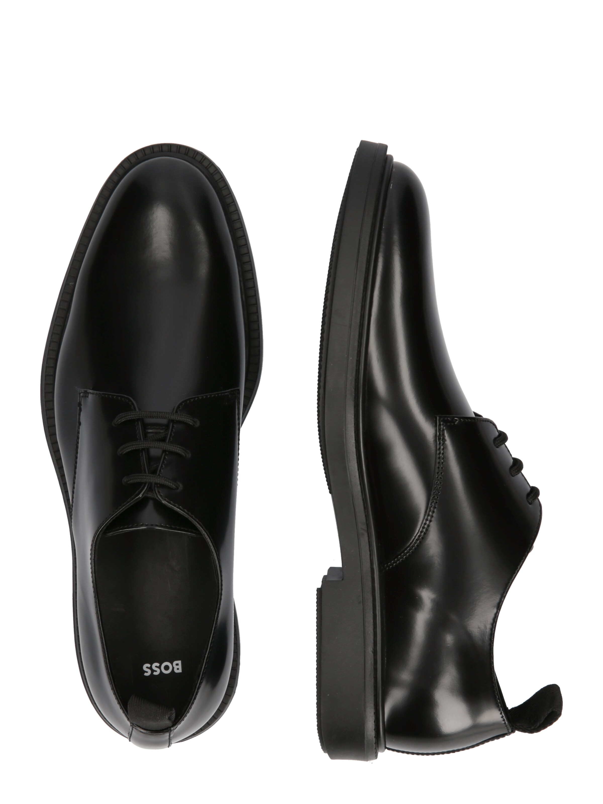 BOSS - Sapato com atacadores 'Larry' em preto