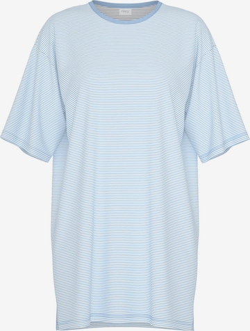 Mey Nachthemd 'Simple Stripes' in Blauw: voorkant