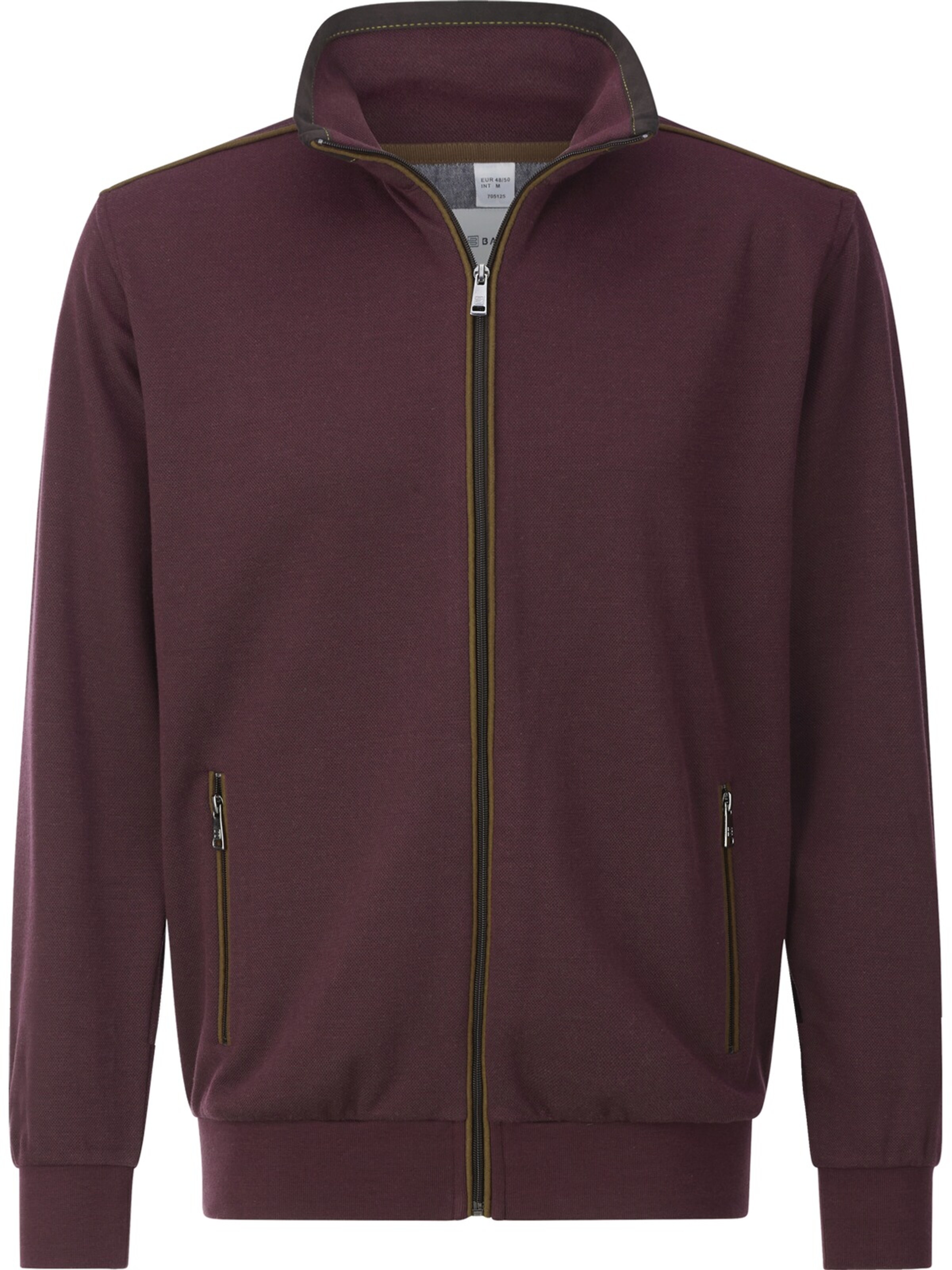 BABISTA Zip-Up Hoodie 'Deolezzi' in Red: front
