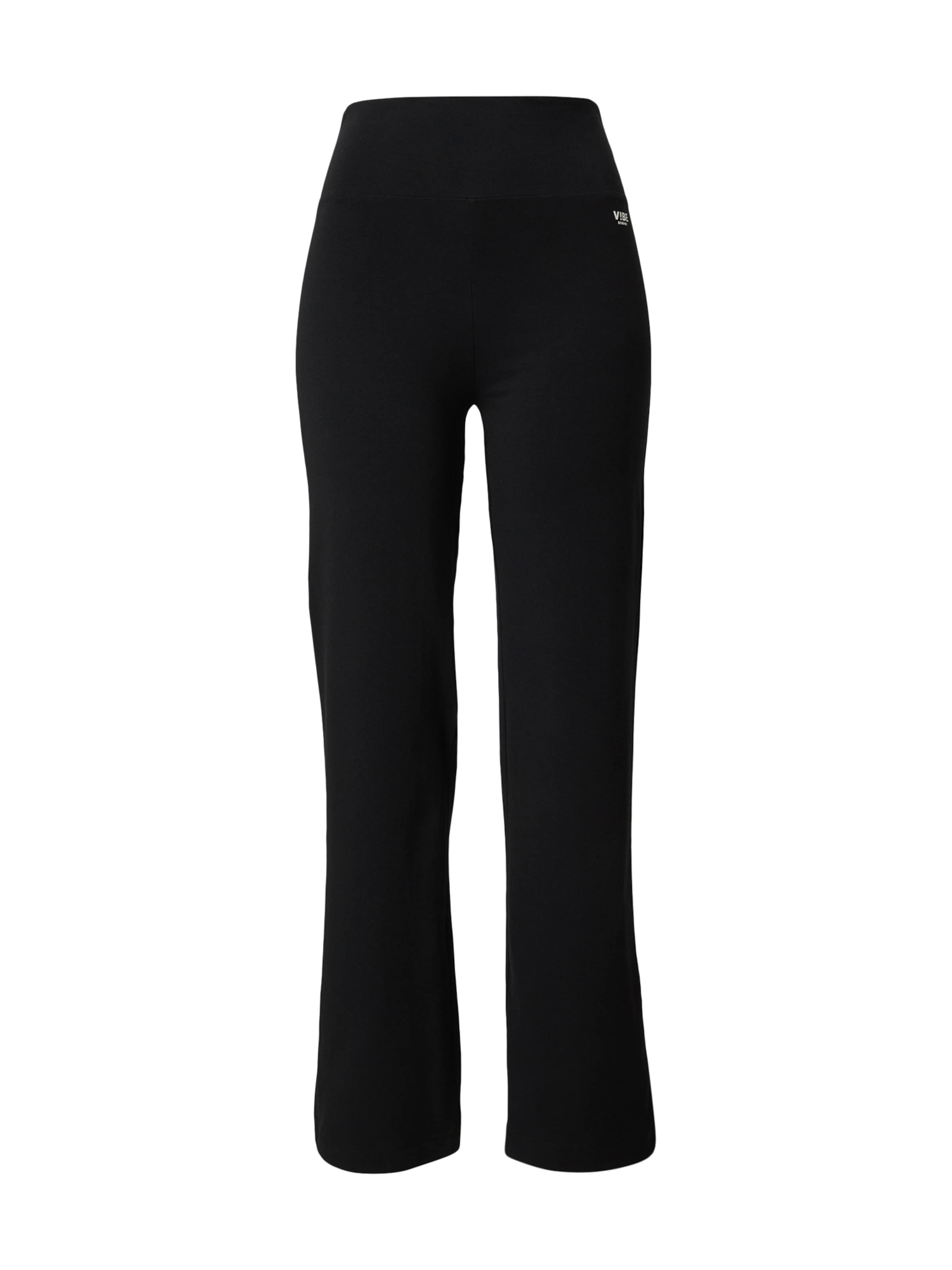 V!BE STUD!OS Flared Leggings in Black: front