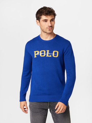 Pullover di Polo Ralph Lauren in blu: frontale