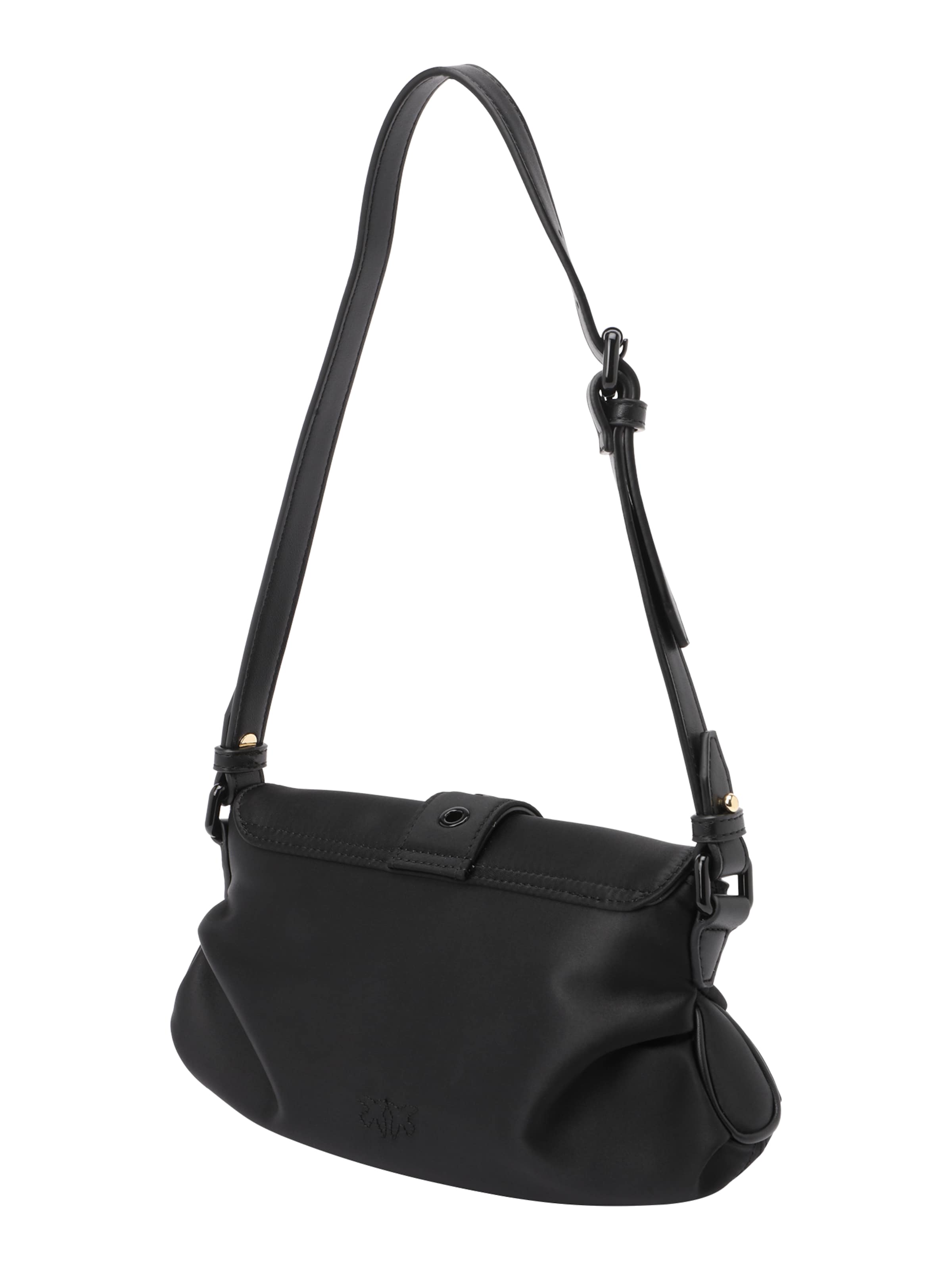 juoda PINKO Rankinė su ilgu dirželiu: šonas