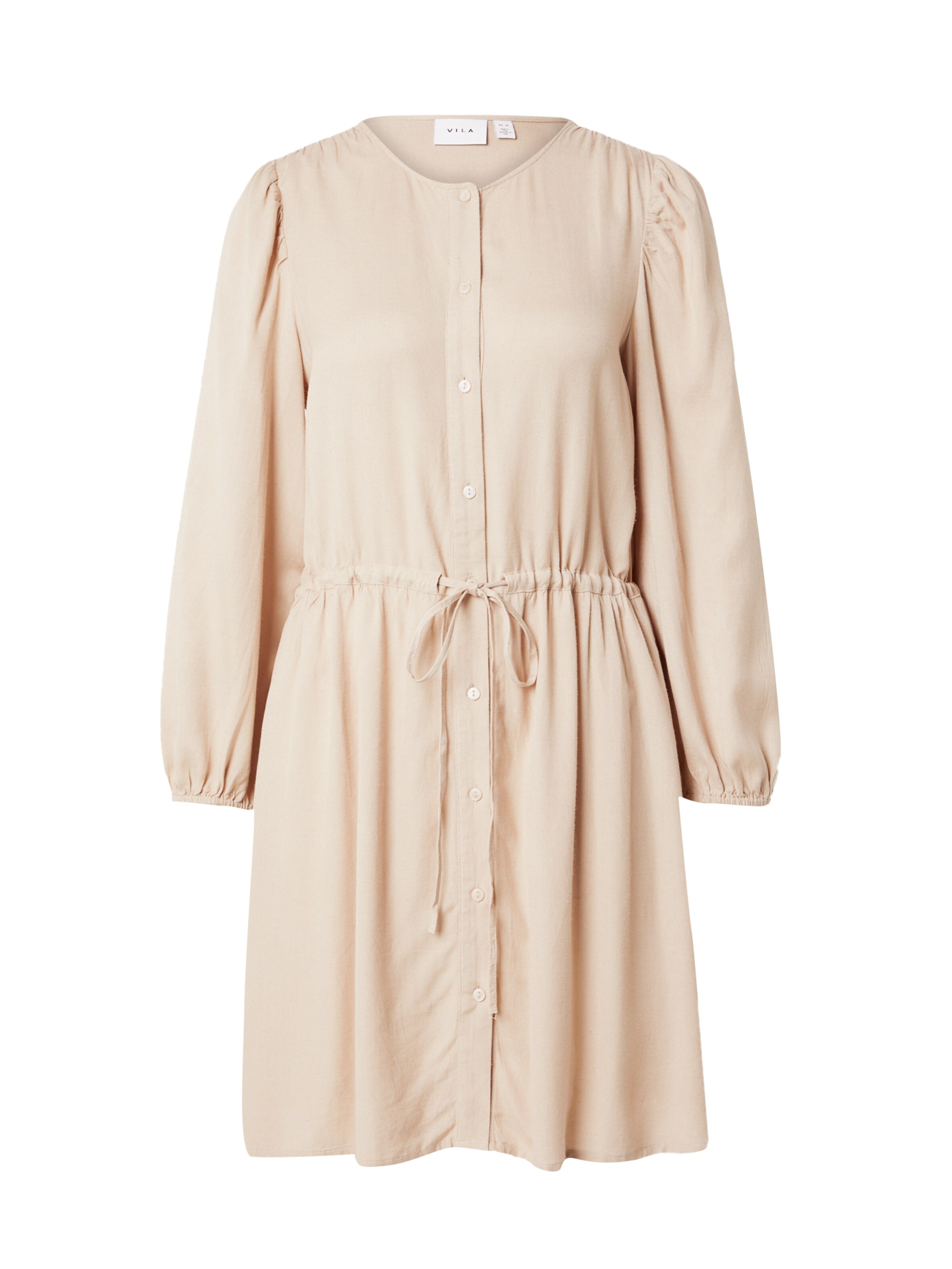 VILA Платье-рубашка 'VIPricil' в Бежевый: спереди